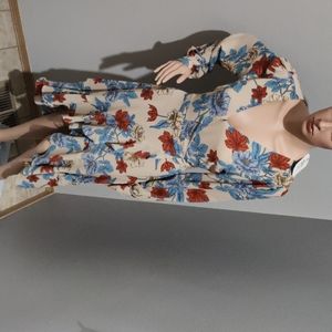 Loveriche flair wrap dress